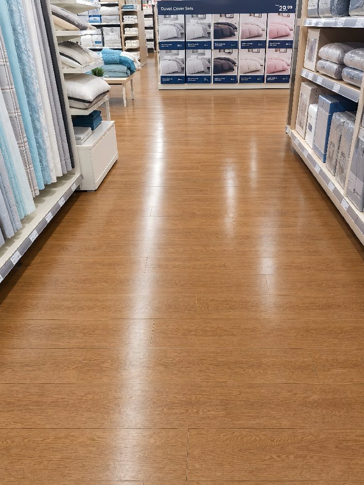 Commercial Vinyl Flooring Project for Supermarket in USA