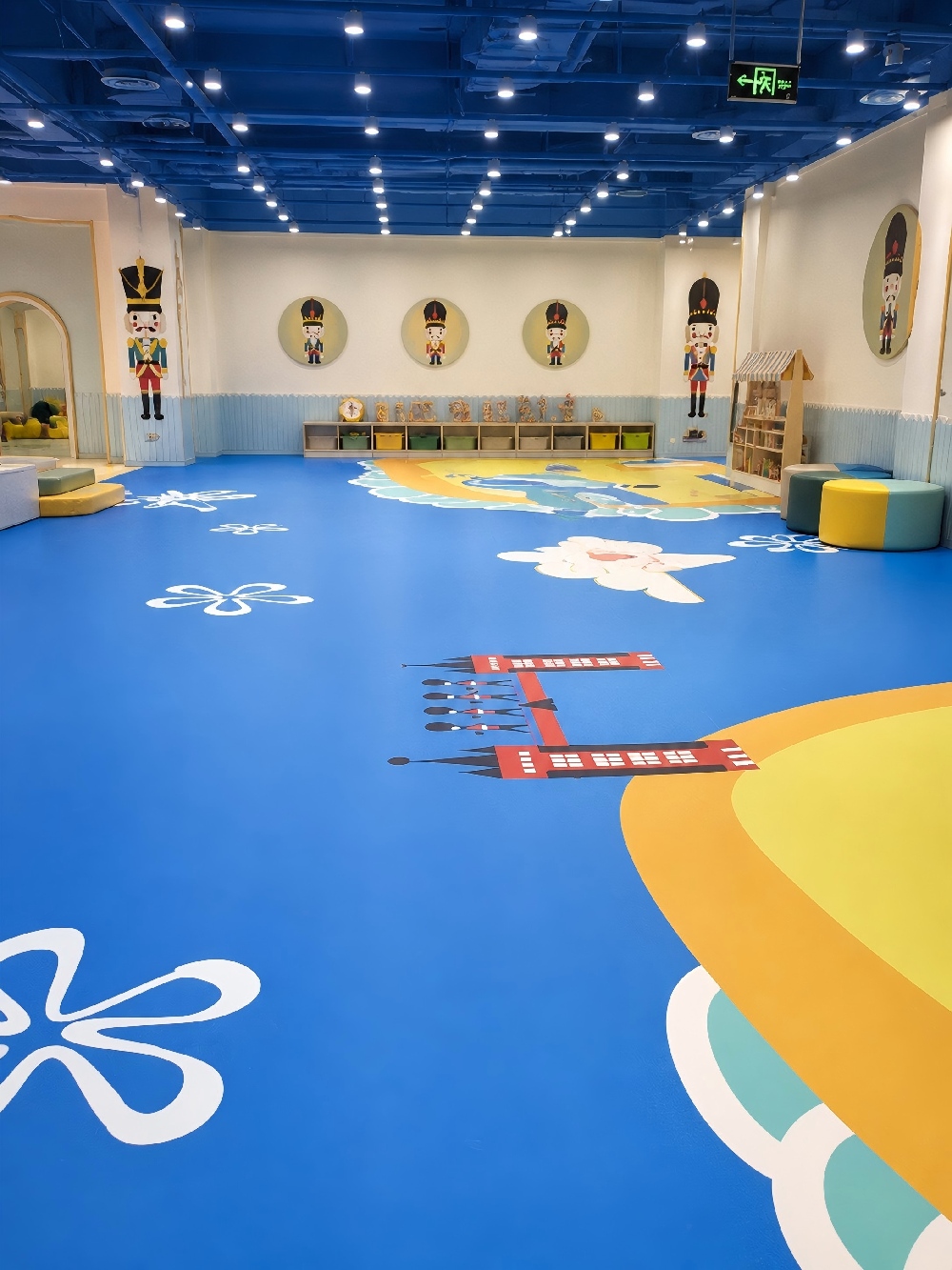 Custom British-Themed Indoor Kids Play Center Project