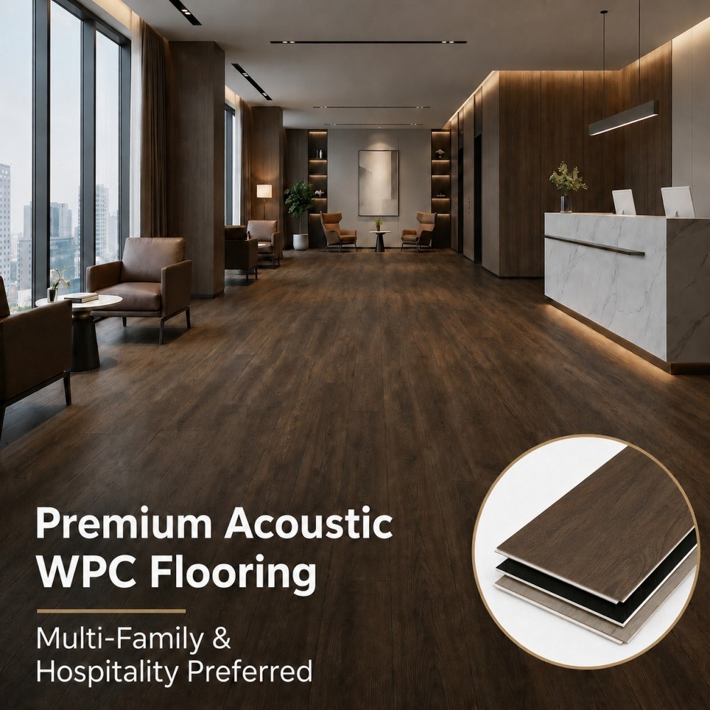 High STC/IIC Acoustic WPC Flooring for Multi-Family Projects