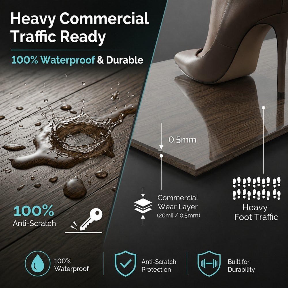 High STC/IIC Acoustic WPC Flooring for Multi-Family Projects